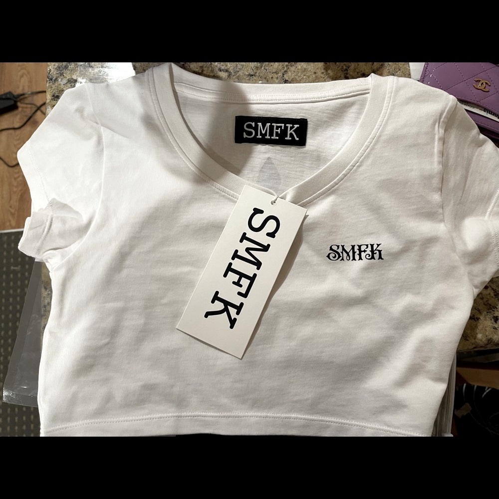 SFMK crop T-shirt brand new with tag